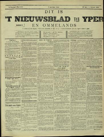 Nieuwsblad van Yperen en van het Arrondissement (1872-1912) 1911-03-04