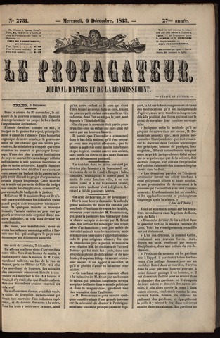 Le Propagateur (1818-1871) 1843-12-06
