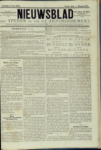 Nieuwsblad van Yperen en van het Arrondissement (1872 - 1912) 1875-07-17