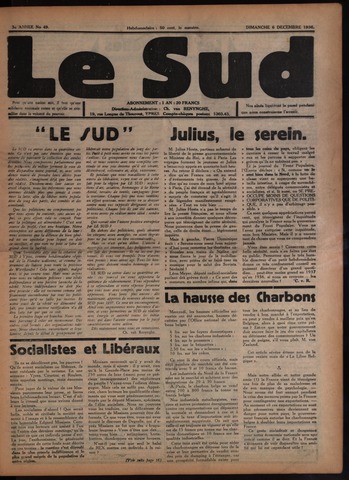 Le Sud (1934-1939) 1936-12-06