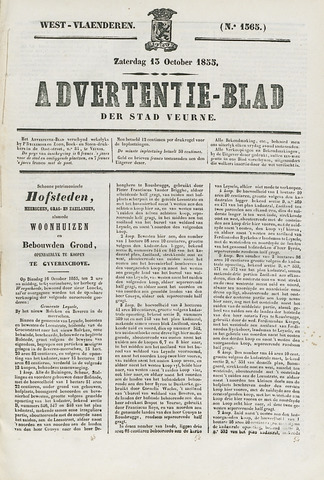 Het Advertentieblad (1825-1914) 1855-10-13