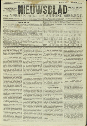 Nieuwsblad van Yperen en van het Arrondissement (1872 - 1912) 1873-12-13