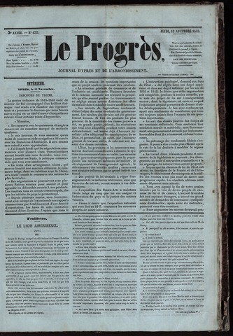 Le Progrès (1841-1914) 1845-11-13