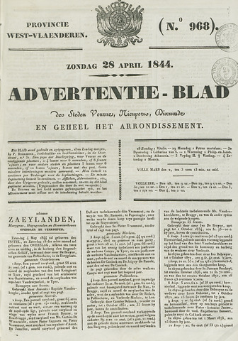 Het Advertentieblad (1825-1914) 1844-04-28