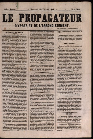 Le Propagateur (1818-1871) 1871-02-15