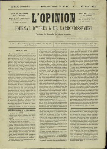 L’Opinion (1863-1873) 1865-03-12