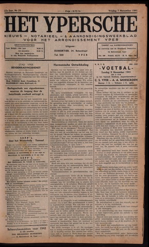 Het Ypersch nieuws (1929-1971) 1941-11-07