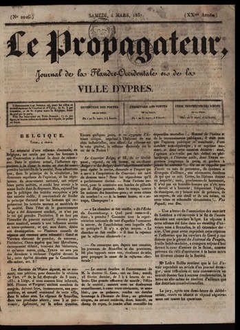 Le Propagateur (1818-1871) 1837-03-04