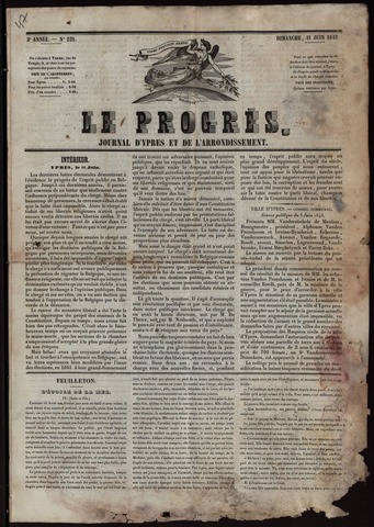 Le Progrès (1841-1914) 1843-06-11