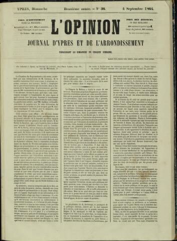 L’Opinion (1863-1873) 1864-09-04