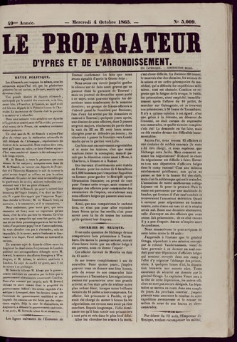 Le Propagateur (1818-1871) 1865-10-04