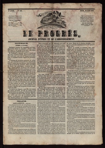 Le Progrès (1841-1914) 1842-06-30