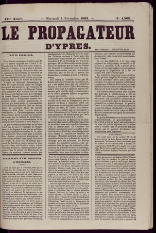 Le Propagateur (1818-1871) 1863-11-04