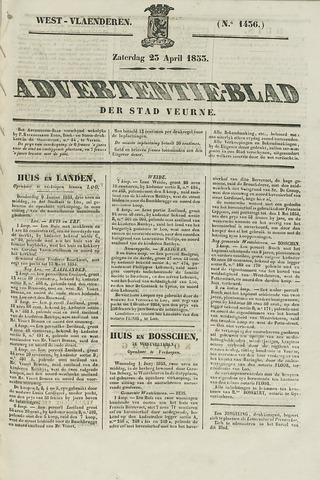 Het Advertentieblad (1825-1914) 1853-04-23