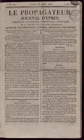 Le Propagateur (1818-1871) 1827-04-28