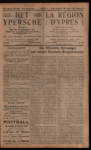 Het Ypersch nieuws (1929-1971) 1933-01-21