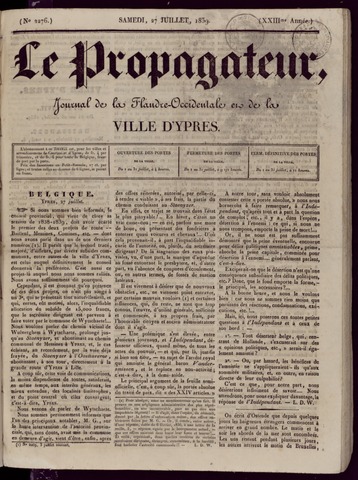 Le Propagateur (1818-1871) 1839-07-27