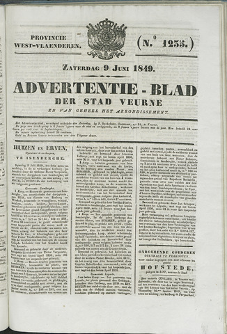 Het Advertentieblad (1825-1914) 1849-06-09