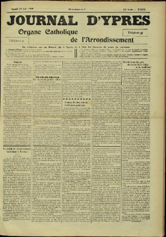 Journal d’Ypres (1874 - 1913) 1909-08-21