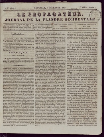 Le Propagateur (1818-1871) 1834-12-03