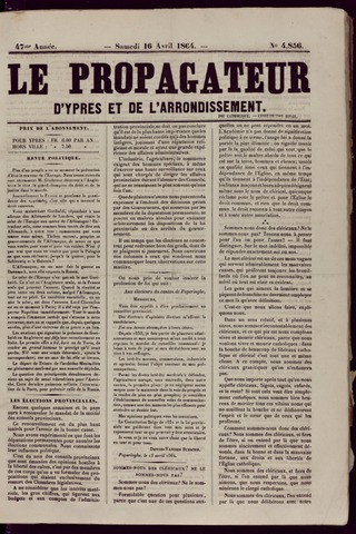 Le Propagateur (1818-1871) 1864-04-16