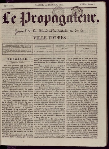 Le Propagateur (1818-1871) 1839-01-19