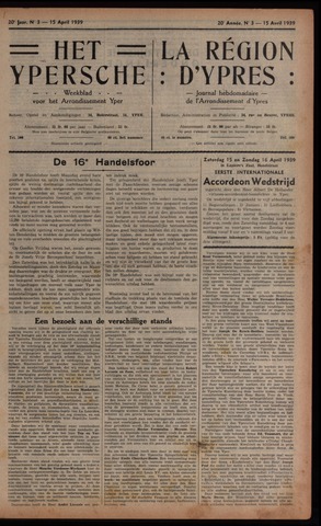 Het Ypersch nieuws (1929-1971) 1939-04-15