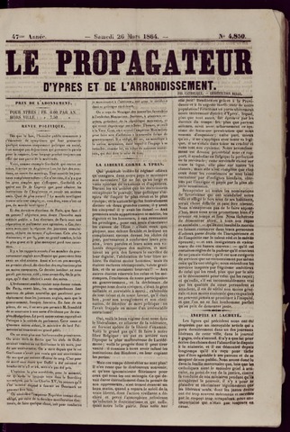 Le Propagateur (1818-1871) 1864-03-26