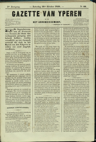 Gazette van Yperen (1857-1862) 1858-10-16