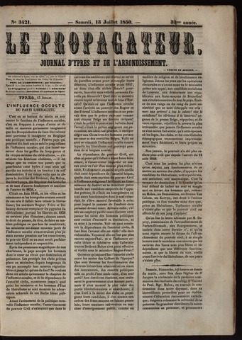 Le Propagateur (1818-1871) 1850-07-13