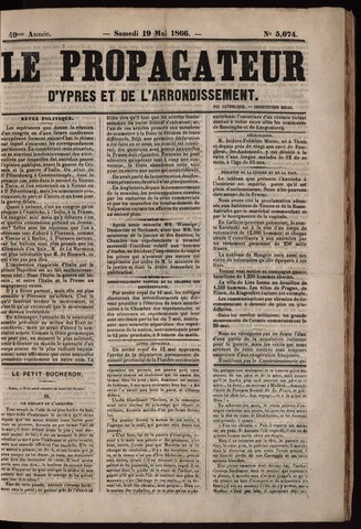 Le Propagateur (1818-1871) 1866-05-19