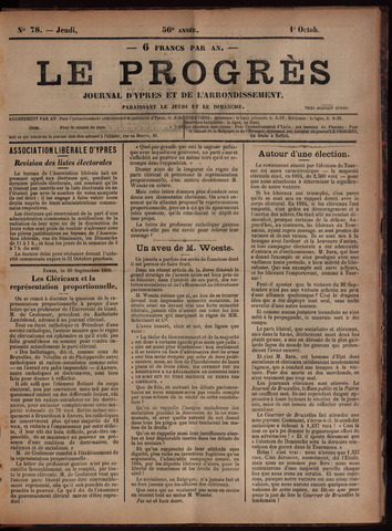 Le Progrès (1841-1914) 1896-10-01
