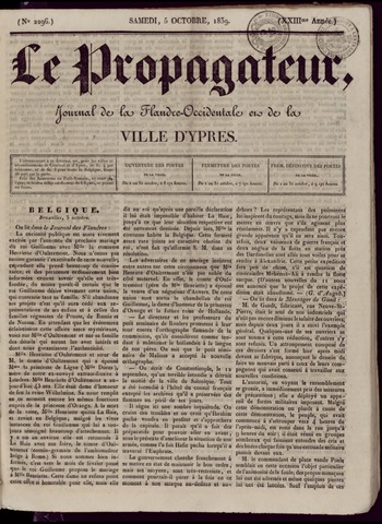 Le Propagateur (1818-1871) 1839-10-05