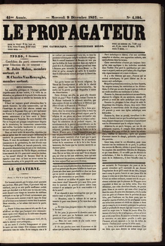Le Propagateur (1818-1871) 1857-12-09