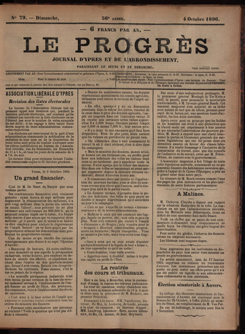 Le Progrès (1841-1914) 1896-10-04