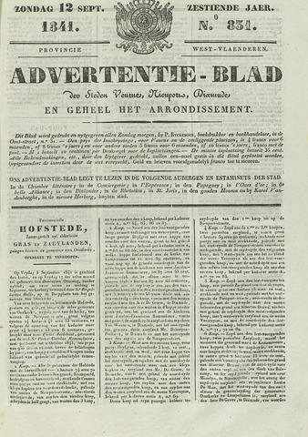 Het Advertentieblad (1825-1914) 1841-09-12