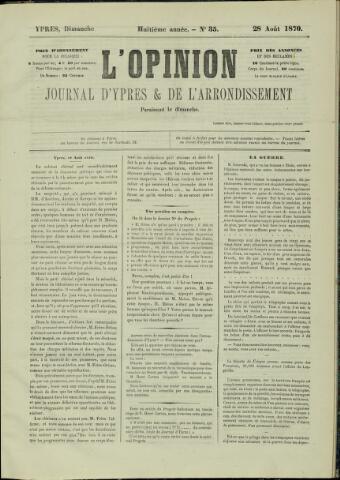 L’Opinion (1863 - 1873) 1870-08-28