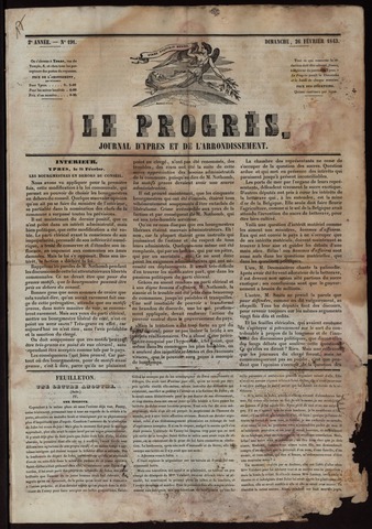 Le Progrès (1841-1914) 1843-02-26