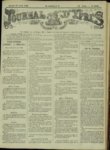 Journal d’Ypres (1874 - 1913) 1896-04-18