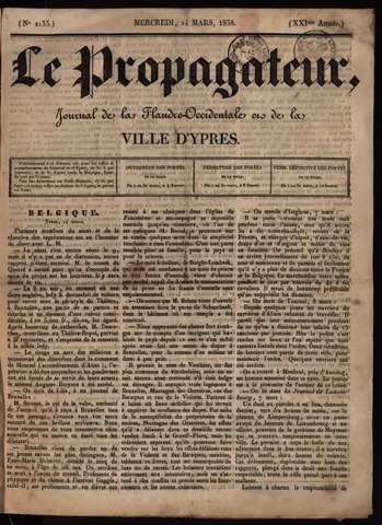Le Propagateur (1818-1871) 1838-03-14