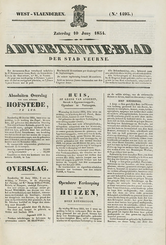 Het Advertentieblad (1825-1914) 1854-06-10