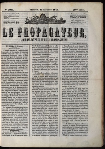 Le Propagateur (1818-1871) 1845-11-19