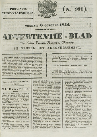 Het Advertentieblad (1825-1914) 1844-10-06