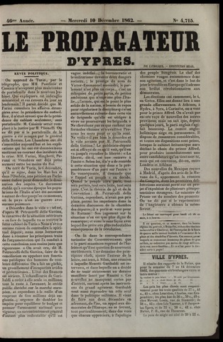 Le Propagateur (1818-1871) 1862-12-10