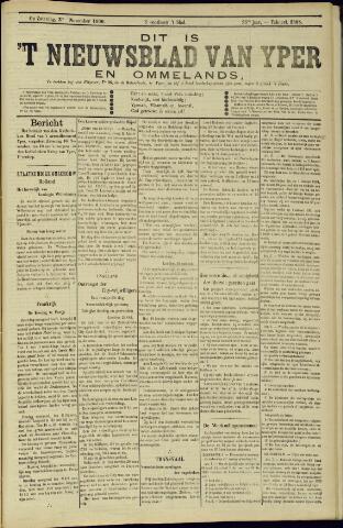 Nieuwsblad van Yperen en van het Arrondissement (1872-1912) 1900-11-03