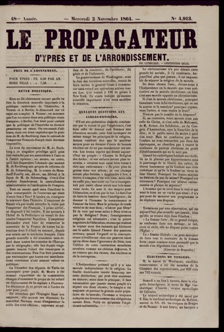 Le Propagateur (1818-1871) 1864-11-02