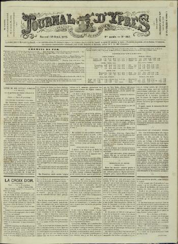 Journal d’Ypres (1874 - 1913) 1874-10-28