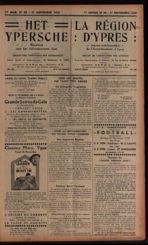 Het Ypersch nieuws (1929-1971) 1936-11-21