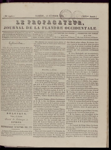 Le Propagateur (1818-1871) 1836-02-13