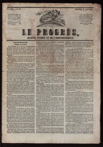 Le Progrès (1841-1914) 1842-08-21